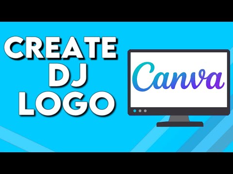How To Make And Create Dj Logo on Canva PC