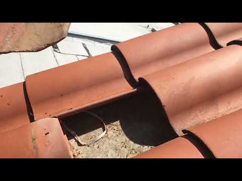 How to replace a Spanish roof tile the easy way