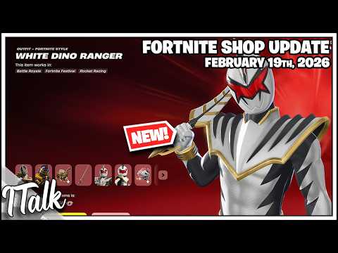 Fortnite Shop *NEW* DINO THUNDER BUNDLE & MORE! [February 19th, 2026] (Fortnite Chapter 7)