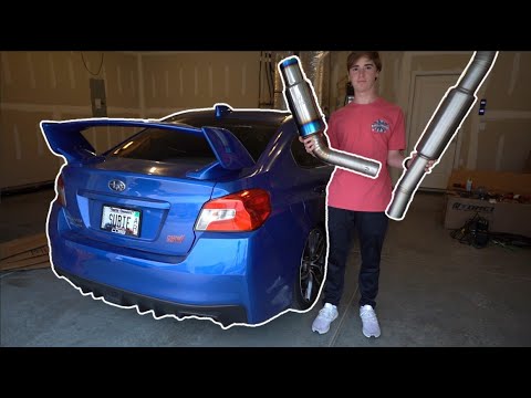 TOMEI EXPREME TI Exhaust Install on my STI!