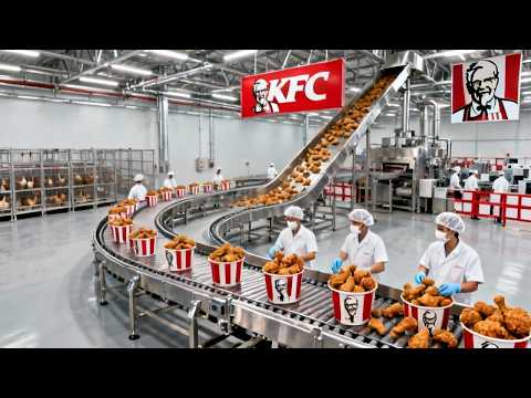 Inside the KFC Factory: From Fresh Chicken to Crispy Perfection (Full Process)