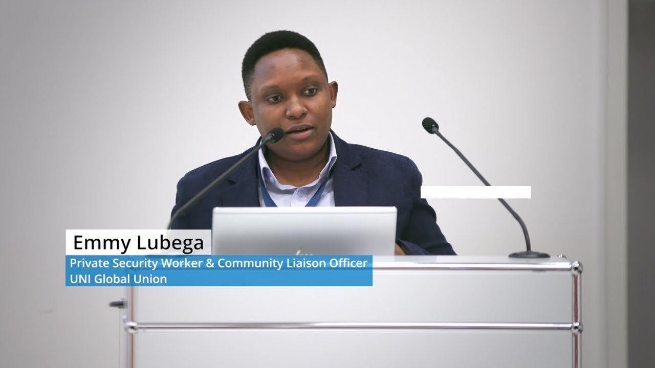 ICoCA AGA 2022 - Improving Working Conditions in Private Security - Emmy Lubega