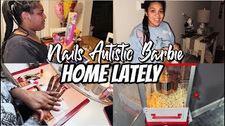 💅 AT-HOME NAILS (Start to Finish) + SYD'S AUTISM BARBIE 💙 | REAL LIFE AT HOME