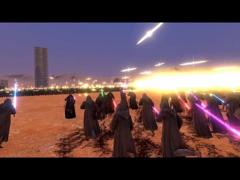 600 Laser Knight's vs 10000 German Soldiers  | Ultimate Epic Battle Simulator |