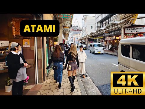 ATAMI, SHIZUOKA, JAPAN 🇯🇵 [4K] Atami Walking Tour — FEBRUARY 2024