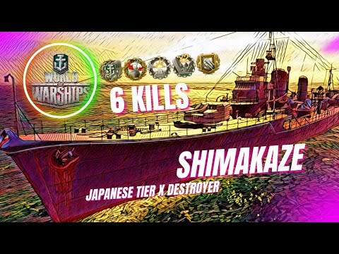 The Unstoppable SHIMAKAZE:  Dominate the Battles with Destroyer Shimakaze World of Warships #gaming