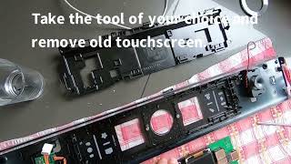 Bosch CTL636 integrated coffee machine touchscreen replacement.