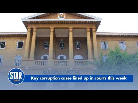 Key corruption cases lined up in courts this week