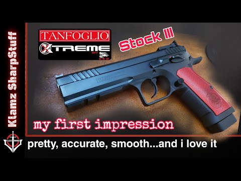 Tanfoglio Stock 3 Extreme: My Honest (not expert) First Impression: Overall Nice Gun for Competition
