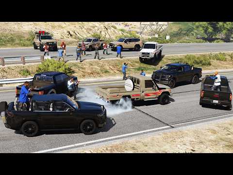 غضب راعي الشاص يشعل حرب بين العصابات بعد خطف أخوه ، الجبل والوادي الجزء 1 || قراند 5 - GTAV