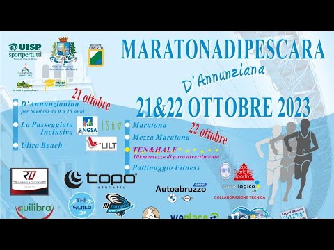🏆 MARATONA DI PESCARA🏆 D’Annunziana🏆DOMENICA 22 OTTOBRE 2023   🇮🇹 PESCARA  ABRUZZO ITALY 🇮🇹