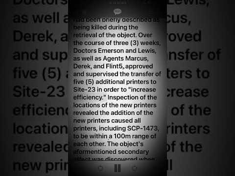 Scp 1473 Live the Words