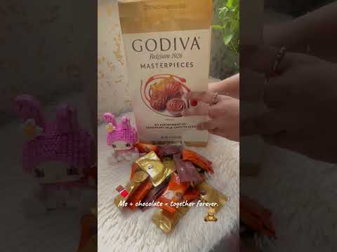 GODIVA Belgium 1926 chocolates | ASMR #shortvideo #asmr #asmrchocolate #review #foodasmr