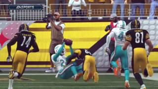 NFL Playoffs 2017 - Miami Dolphins vs Pittsburgh Steelers - 1st Half - Madden NFL PS4 - HD