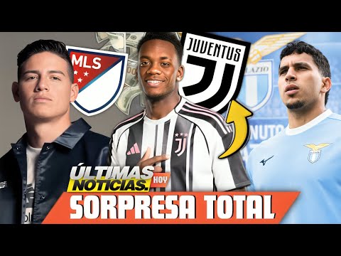 ULTIMA HORA:JHON DURÁN A LA JUVENTUS, JAMES RODRIGUEZ NUEVO CLUB MLS Y GUSTAVO PUERTA  A ITALIA