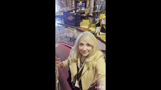 You step into Queen Mary 2’s Champagne Lounge and feel the hush of timeless elegance