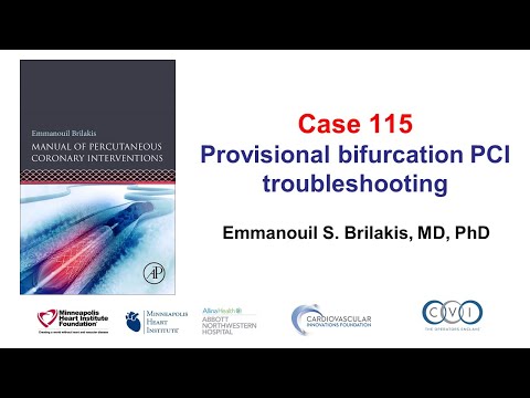 Case 115: PCI Manual - Provisional bifurcation stenting troubleshooting