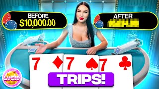 I HIT TRIPS ON PRIVATE TABLE BLACKJACK! (INSANE SESSION!)