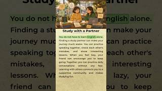 Learn English with a Study Partner 🤝 | Simple English Speaking Practice #learnenglish #dailyenglish