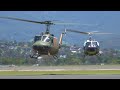 Two UH 1 Huey Helicopters In Action Legendary Sound