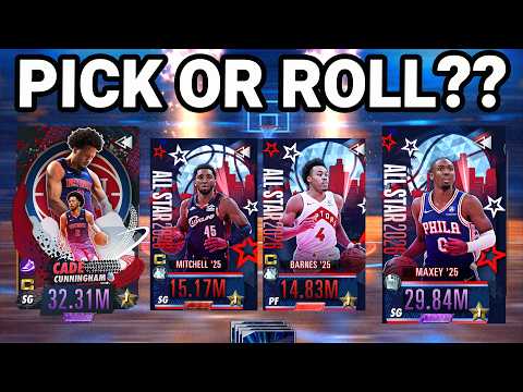 New All-Star 2026 Pick Or Roll Pack Opening (Cade & Maxey) | NBA 2K Mobile
