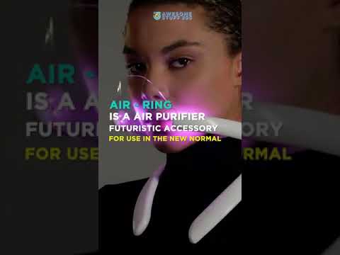 This Futuristic Mask can purify air automatically!