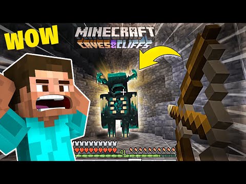 Playing New MINECRAFT 1.17 Cave and Cliffs 🤩