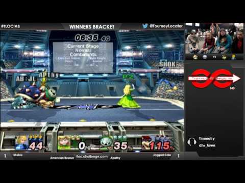 IaB! 140 Doubles - JaggedCole + Apathy vs American Bowser + Shokio - Losers Finals PM