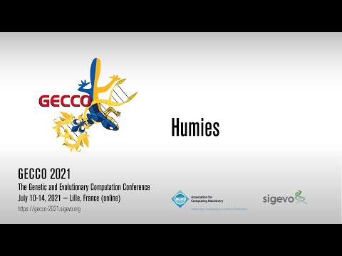 GECCO2021 - HUMIES - An Evolutionary Approach for Generating Software Models: The Case of [...]