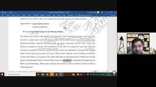 Leverage Ratios/Capital Structure Ratios/Solvency Ratios