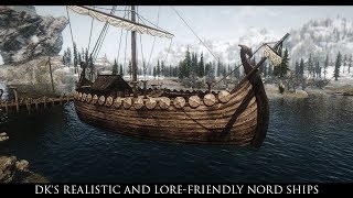 TES V - Skyrim Mods: DK's Realistic and Lore-Friendly Nord Ships