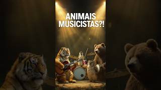 Animais Músicos Que Vão Te Surpreender 🎸🐾#Animais #Curiosidades #InteligênciaArtificial #IAVídeos
