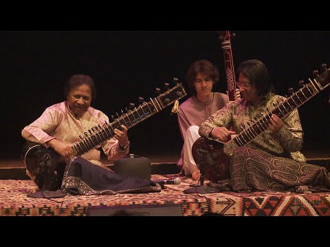 Ustad Shahid Parvez Khan and Shakir Khanwith Anubrata Chatterjee Indian Masters: The Storm