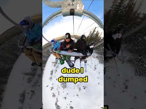Think i got away with it  #ski #funnyprank #skiingtiktok #skiing #chairlift #snowboarding
