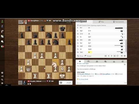 Blitz on Chess.com FM Bryakin Mikhail - GM Georg Meier