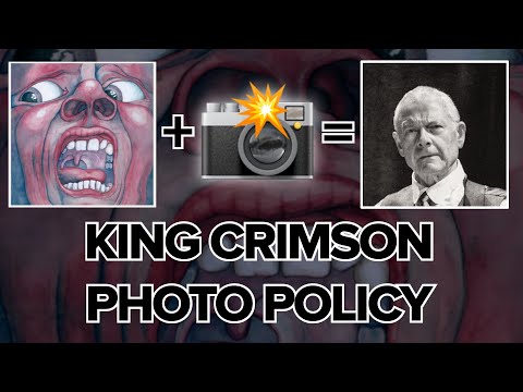 Tony Levin on Robert Fripp's Photo Policy