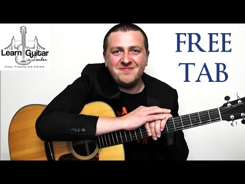 Fix You - Fingerstyle Guitar Tutorial - Coldplay - Part 1