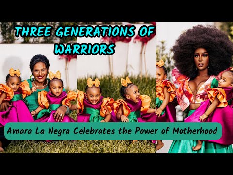 Amara La Negra Celebrates the Power of Motherhood: Three Generations of Warriors