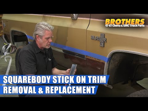 1981-91 Chevy & GMC Squarebody Truck Side Trim Removal and Replacement