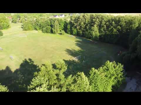 Dąbrowa Górnicza - Ujejsce, Stadion UKS Pionier i okolica. Rzut z drona.