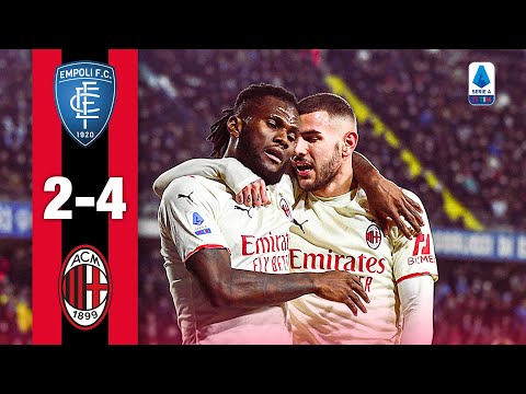 Kessie, Florenzi, Theo Hernández | Empoli-Milan 2-4 | Highlights Serie A