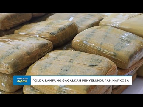 POLDA LAMPUNG GAGALKAN PENYELUNDUPAN NARKOBA SENILAI RP14,7 MILIAR