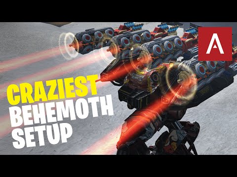 War Robots - Behemoth with NEW Improved Nucleon (energy weapon) WR Max Gameplay