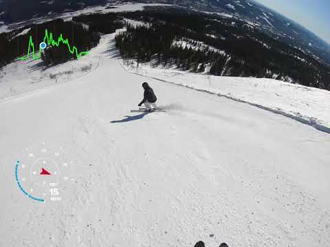 Trysil (Norway) Black Run 75 (the 45 degree one!!) (April 2019)