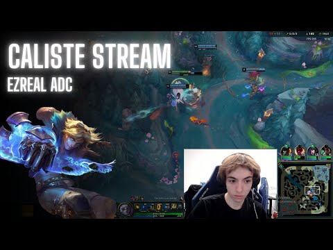 KC Caliste Stream Rank 1 EUW || Ezreal vs Ashe | Challenger Gameplay
