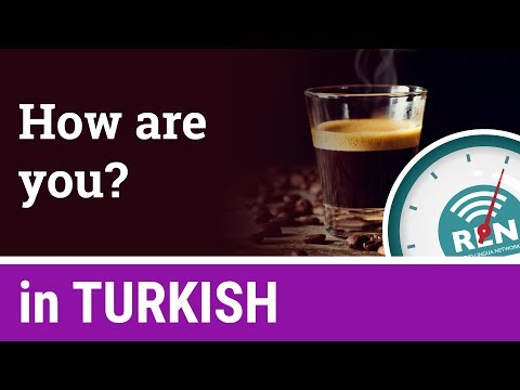 How to ask "how are you?" in Turkish - One Minute Turkish Lesson 9