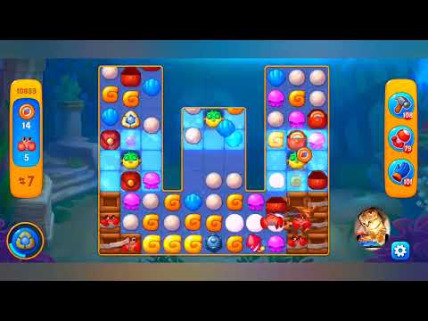 фишдом 2022  #  10893 уровень - прохождение без бустеров # Fishdom,   10893  level - no Boosters.