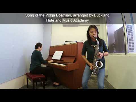 A Sax ABRSM Grade 1 from 2022, B2 Song of the Volga Boatman, arranged by Buckland