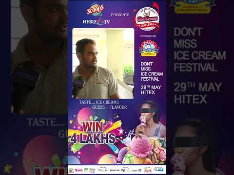Harsha about Ice Cream | The Great Indian Ice Cream Tasting Challenge Hybiz tv