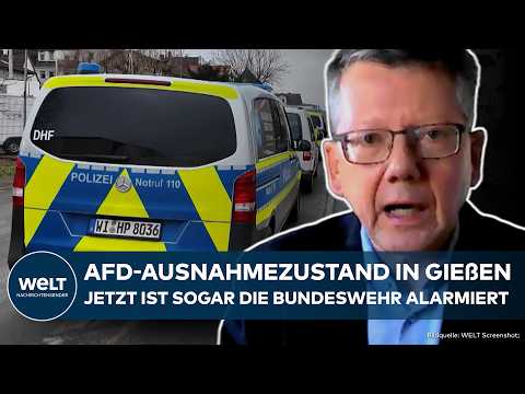 GIEßEN: Linksextreme gegen AFD-Jugend! Jetzt zeigt sich sogar die Bundeswehr alarmiert!